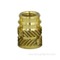 M4 press-in and injection knurled brass insert nut